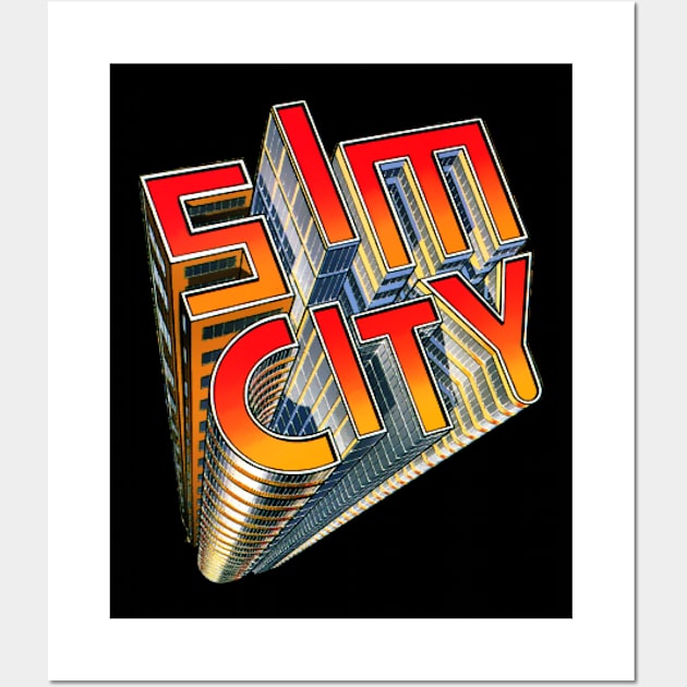 Sim City Wall Art by SNEShirts